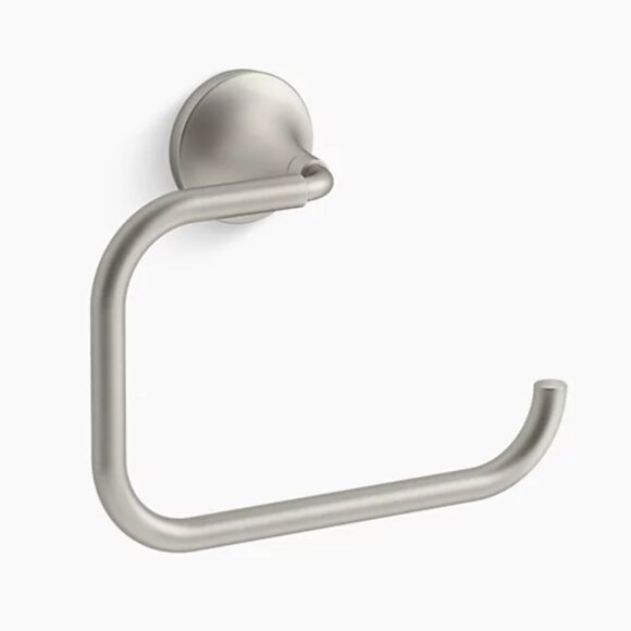 BN Beautiful Kohler Towel Ring - Brushed Nickel - Tone collection - Picture 4 of 5